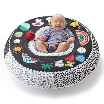 The Peanutshell Baby Boy or Girl Play Ring - Inflatable Seat, Sitting Support Chair, Unisex Activity Seats for Sitting Up, Play 