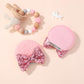12Pcs Baby Girl Clips Mouse Ears Clips Bows With Sequin Polka Dot Bow Baby Hair Clips Bows For Girls