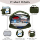 Printe Small Diaper Bag With Portable Changing Pad, Crossbody Diaper Pack With Wipes Pocket, Women Waist Bag For Travel Stroller