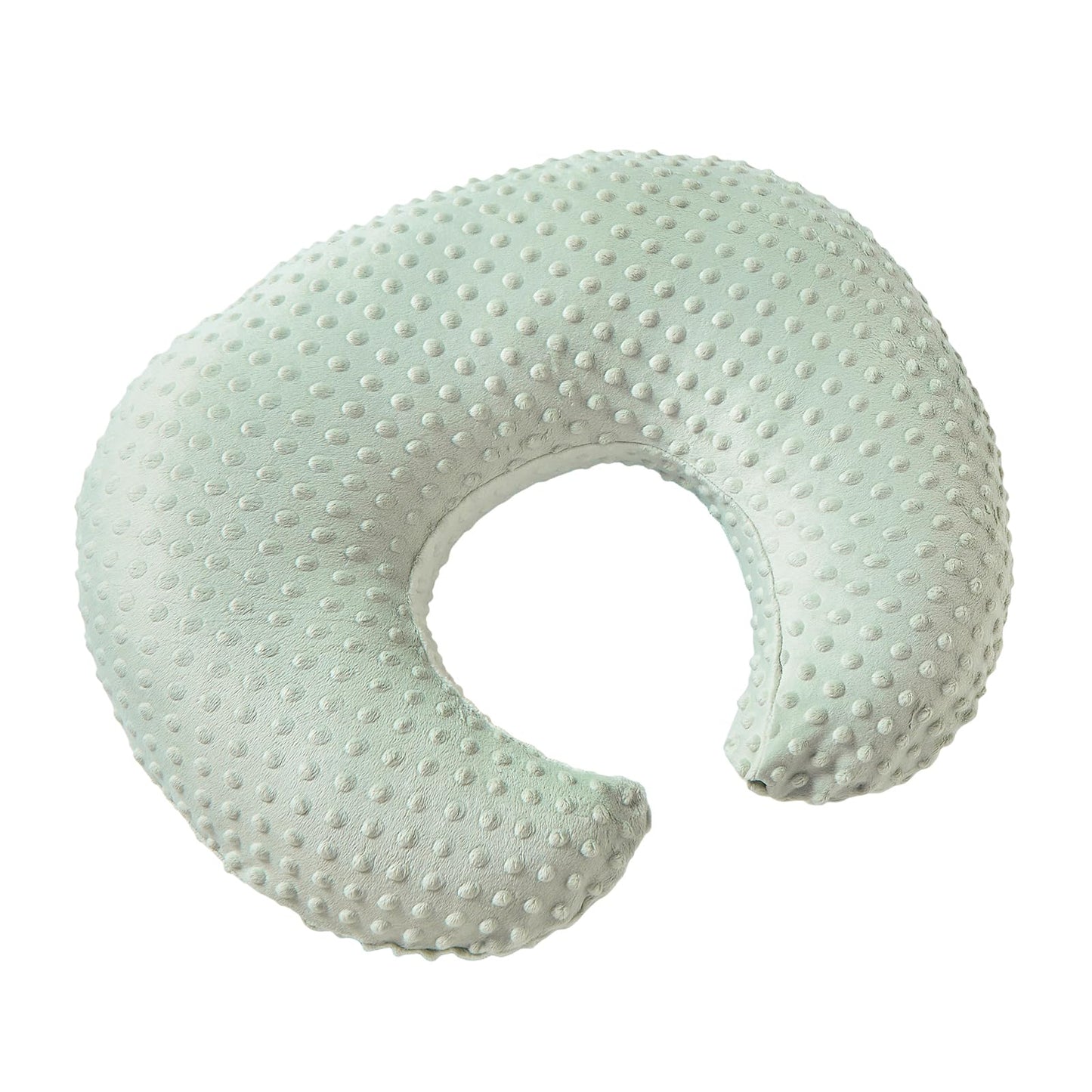 Donomilo Minky Dots Nursing Pillow Cover, Case Plush Breathable Breastfeeding Pillow Slipcover Fits Nursing Pillow, Super Soft S