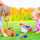 The Dreidel Company Fillable Easter Eggs with Hinge Bulk Colorful Bright Plastic Easter Eggs, Perfect for Easter Egg Hunt, Supri
