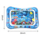 Pandaear 2 Pack Water Play Mat For Babies Floor, Inflatable Water Tummy Time Mat 0 3 6 12 Months, Water Pad Baby Sensory Mat, Ba