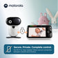 Motorola Baby Pip1610 Hd - 5' Motorized Video Baby Monitor W/Camera, Wall Mount, 1000Ft Range, Two-Way Audio, Room Temperature