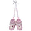 Hallmark Keepsake Christmas Ornament 2019 Year Dated, Baby Girls First Christmas Pink Teddy Bear Booties
