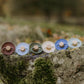 Frigg Little Viking Natural Rubber Baby Pacifier 2-Pack | Made In Denmark | Bpa-Free (Ocean View/Cocoa, 6-18 Months)