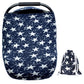 Arnzion Baby Car Seat Covers For Baby Boys Girls Versatile Stretchy Babies Car Seat Cover Set Twinkle Stars Printing Infant Car