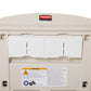 Rubbermaid Commercial Vertical Baby Changing Station, 23' L X 34' W X 4' H, Light Platinum (Fg781988Lplat)