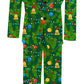 Boys Christmas Formal Suit For Wedding Party Kids Xmas Green Tuxedo Set 10-11 Years Old Cool 3 Piece Xmas Costumes With Tie