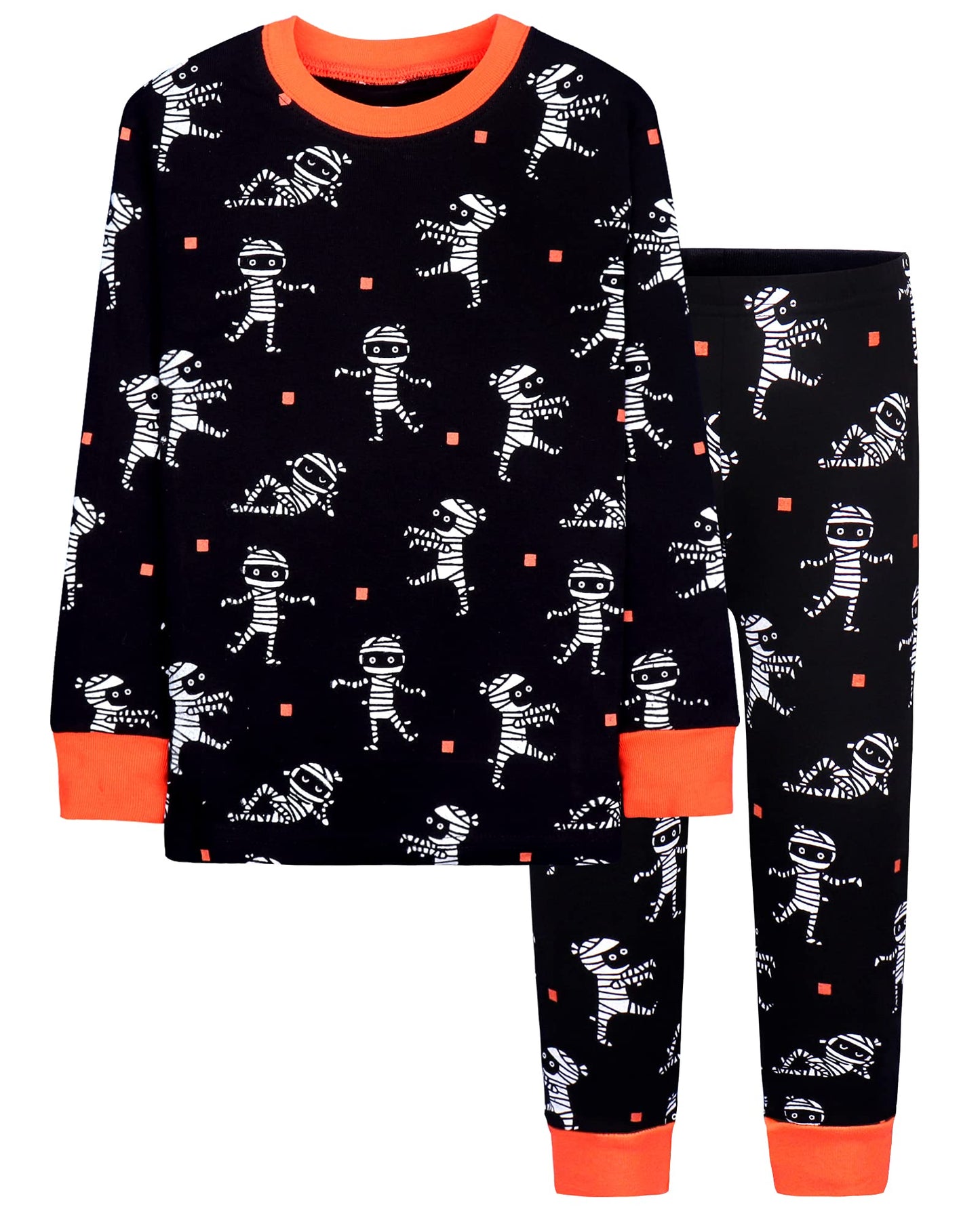 Daughter Queen Boys Halloween Pajamas 18-24 Months Baby Toddler Pjs Mummy Pj Sets 100% Cotton Comfy Soft Sleepwear Jammies Zombi