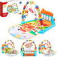 Mini Wonders Baby Gym Play Mat With Hanging Toys | Tummy Time Activity Gym For Newborns | Soft Mat With Rattles & Mirror | Senso