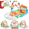 Mini Wonders Baby Gym Play Mat With Hanging Toys | Tummy Time Activity Gym For Newborns | Soft Mat With Rattles & Mirror | Senso