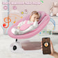Electric Baby Swings For Infants To Toddler Baby Swing With Remote Control & Bluetooth Music 10-Preset Melodies (Pink)
