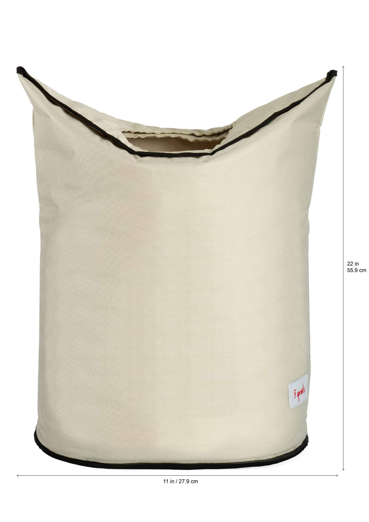 3 Sprouts Baby Laundry Hamper Storage Basket Organizer Bin For Nursery Clothes, Llama