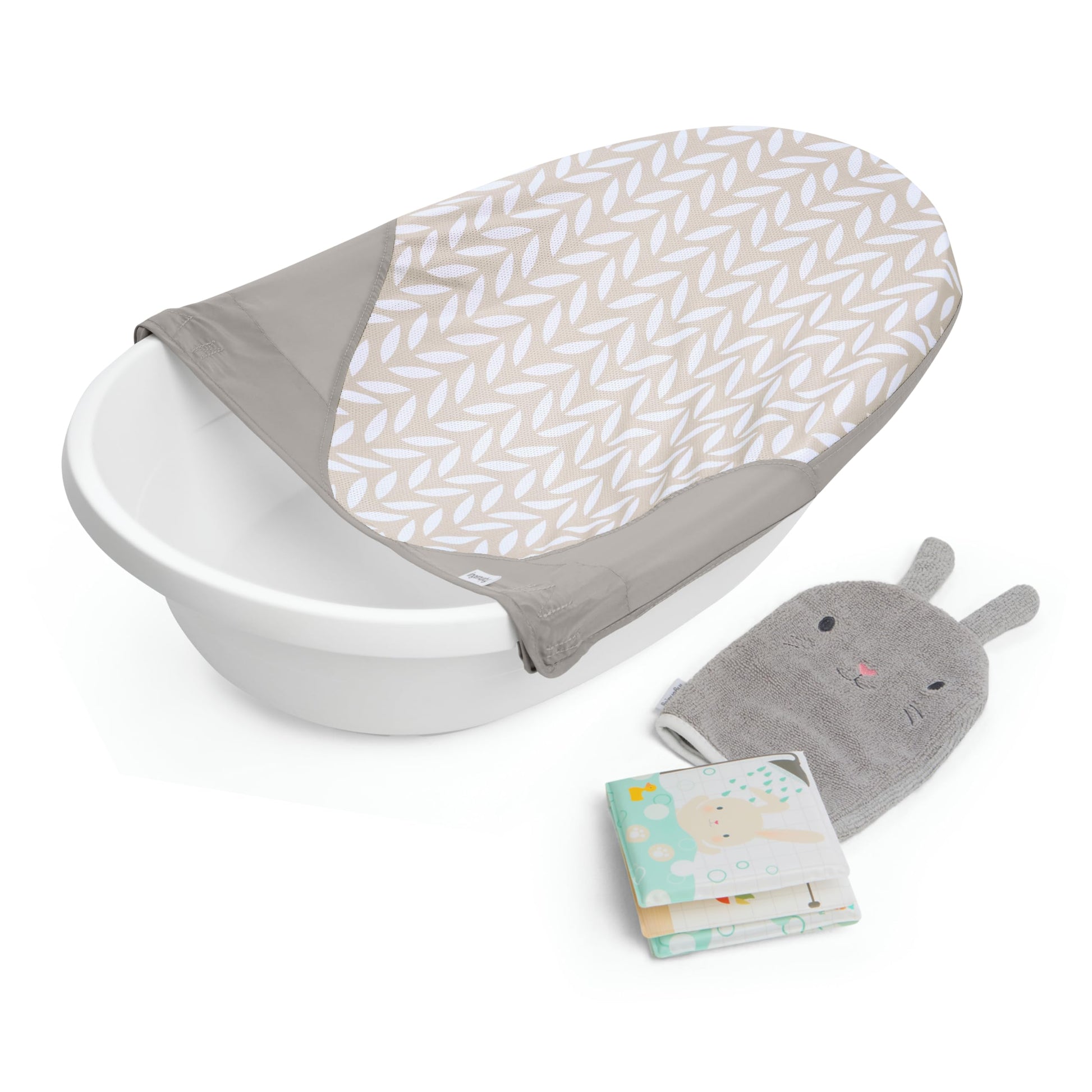 Ingenuity Sylvi Full Comfort 3-in-1 Grow with Me Baby Tub, Newborn to Toddler Baby Bath Tub, Supportive Sling, Includes Sylvie W