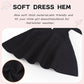 Peecabe Ruffles Toddler Girls Sweater Dress Soft Warm Long Sleeve V-Neck 2-6T Knitted Dress For Fall Winter (Black, 3T)