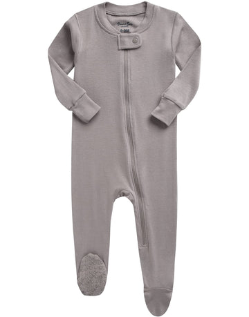 Vaenait Baby Toddler Boys Girls Solid Footie Pajama Cozy Modal Beige 3-6M