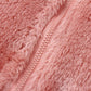 Babymine Toddler Girl Snowsuit Warm Fleece Romper Cute Cartoon Bear Hooded Footie Jumpsuit Pink For 0-12Month Toddler