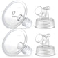 Maymom Two-Piece Wide Neck Pump Parts For Spectra S1/S2 Pumps; Incl Wide Mouth Flanges; Not Original Spectra Flange (17 Mm Two F
