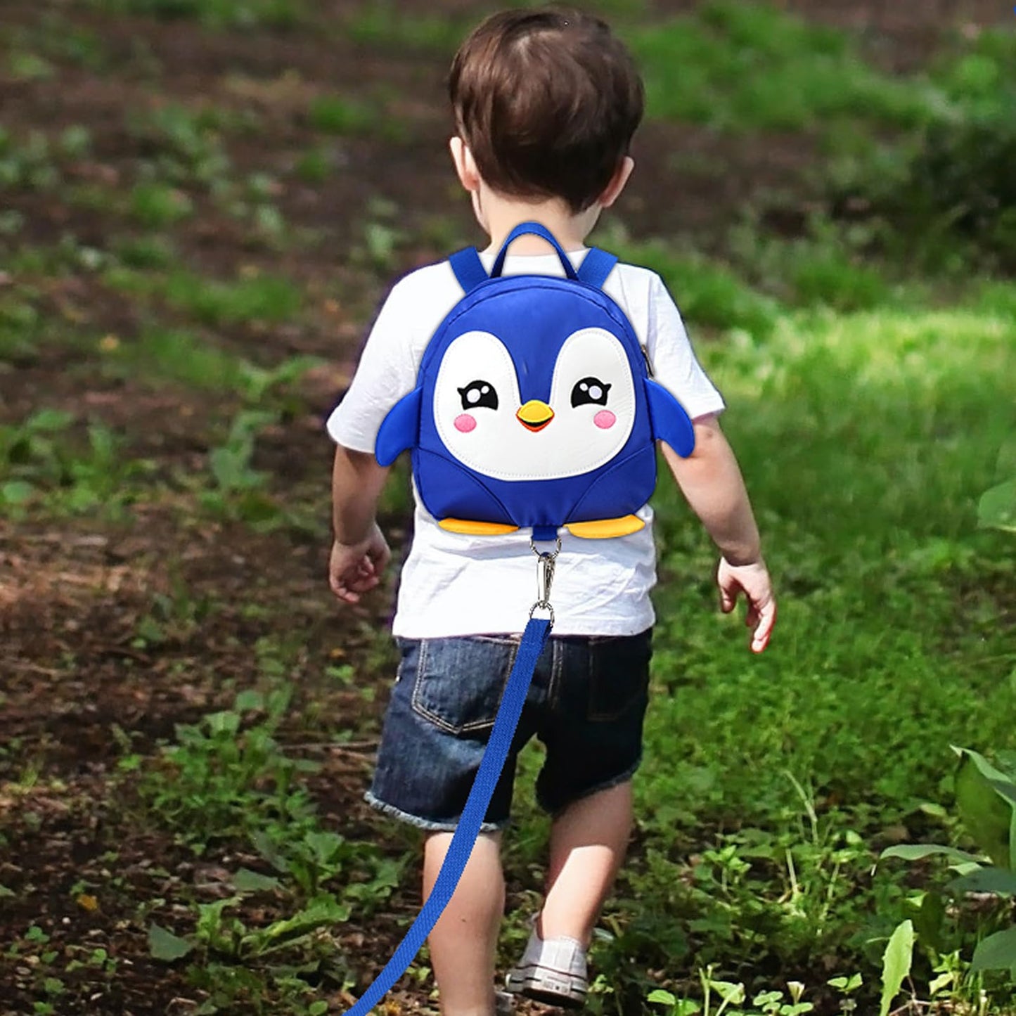 Accmor Toddler Harness Backpack Leash, Cute Penguin Kid Backpacks With Anti Lost Wrist Link, Mini Child Backpack Harness Leashes