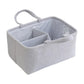 CALANDIS Storage Basket Bin Baby Shower Gifts Diaper Organizer for Diapers Home Decor Gray | Storage Bins & Baskets | Home Organ