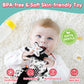 GKDOMS Baby Spiral Hanging Stroller and Car Seat Toys Black and White High Contrast Sensory Toy Newborn Plush Activity Toys Than