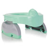 Kalencom Potette Plus Premium 2 In 1 Travel Potty And Toilet Seat Trainer Ring With Built In Pee Guard And Easy-Grip Handles (Te