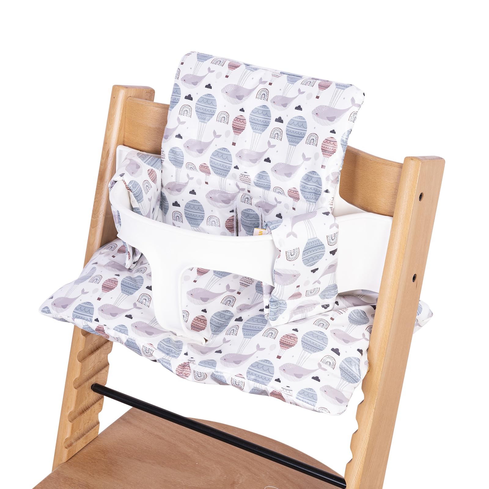 DADOUMAN Extra Padded Soft Dining Chair Seat Cushion, Wateproof & Wipe Clean Cushion for Stokke Tripp Trapp High Chair, 18  L x 
