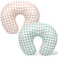 FEBSNOW 2 Pack Baby Nursing Pillow Cover, Stretchy Soft Cotton Nursing Cover for Breastfeeding Pillow Removable Comfortable Baby