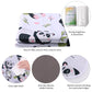 Chicmoments 59'' Huge Toddlers' Highchair Splat Mat, Panda Non-Slip Baby Place Mat, Kids' Leakproof Splash Spill Floor Mat With