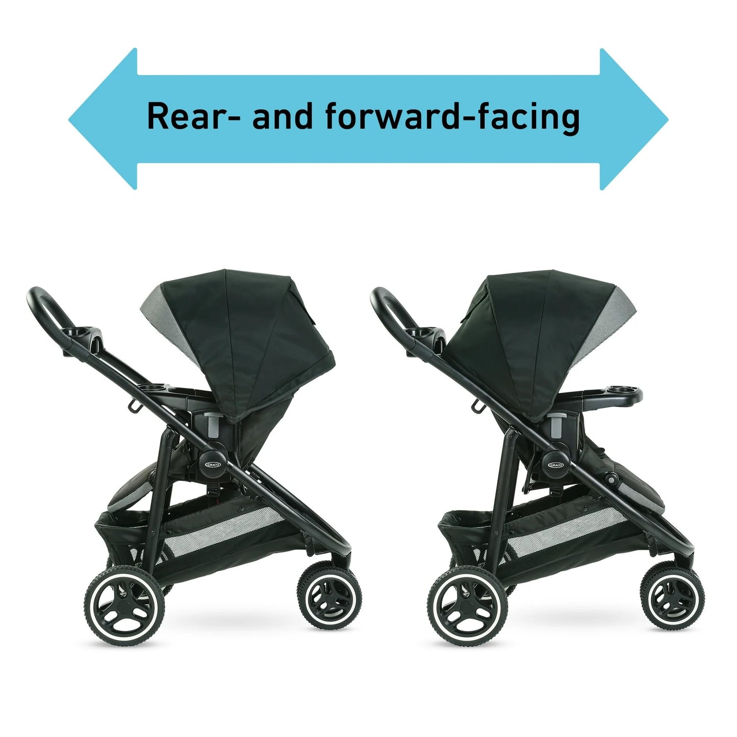 Graco Modes 3 Lite Platinum Travel System With Adjustable Reversible Seat, One Hand Fold, Lightweight Frame, And Snugride Snuglo