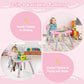 HONEY JOY 8 in 1 Baby High Chair, Convertible Highchair for Babies and Toddlers/Table and Chair Set/Building Block Table/Booster