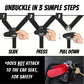 Unbuckleme Car Seat Buckle Release Tool - Easy Opener Aid For Arthritis, Long Nails, Older Kids - Button Pusher For Infant, Todd