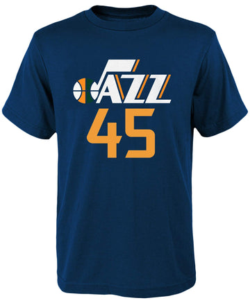 Nba Infants Toddler Team Color Alternate Game Time Name And Number Player T-Shirt (3T, Donovan Mitchell Utah Jazz Navy)