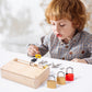 MIKNEKE Montessori Lock and Key Toy Set for Toddlers, Educational Locks and Keys Toy, Montessori Materials Homeschool Preschool