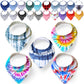YMCF Baby Bandana Drool Bibs - 5 Pack 100% Cotton Absorbent Baby Bibs (Tie Dye)