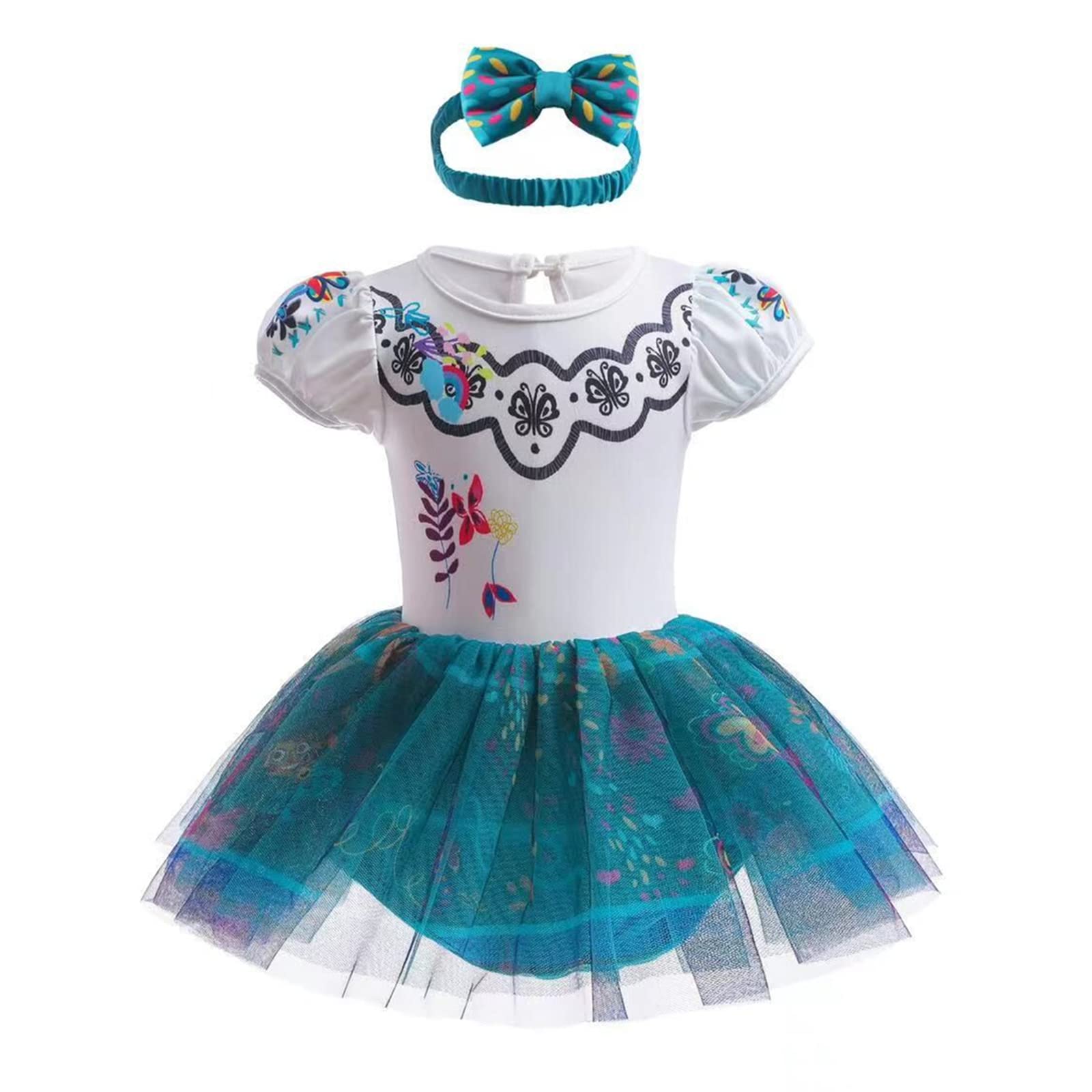 Szytypyl Baby Encanto Outfit Mirable Costume Dress Romper For Infant Bithday Par WBBAPB0BFF5H8DW