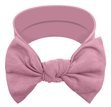 Babygiz Baby Girl Headbands-Infant,Toddler Cotton Handmade Hairbands With Bows Child Hair Accessories (Copper Rose)