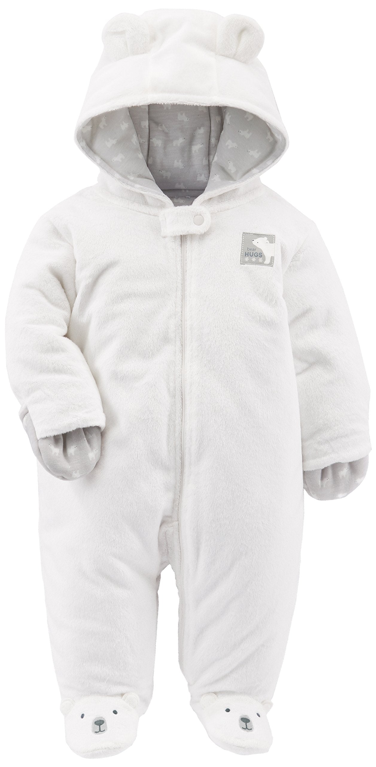 Simple Joys Kids Baby Pram Ivory Bear Outerwear, Ivory, 6-9 Months