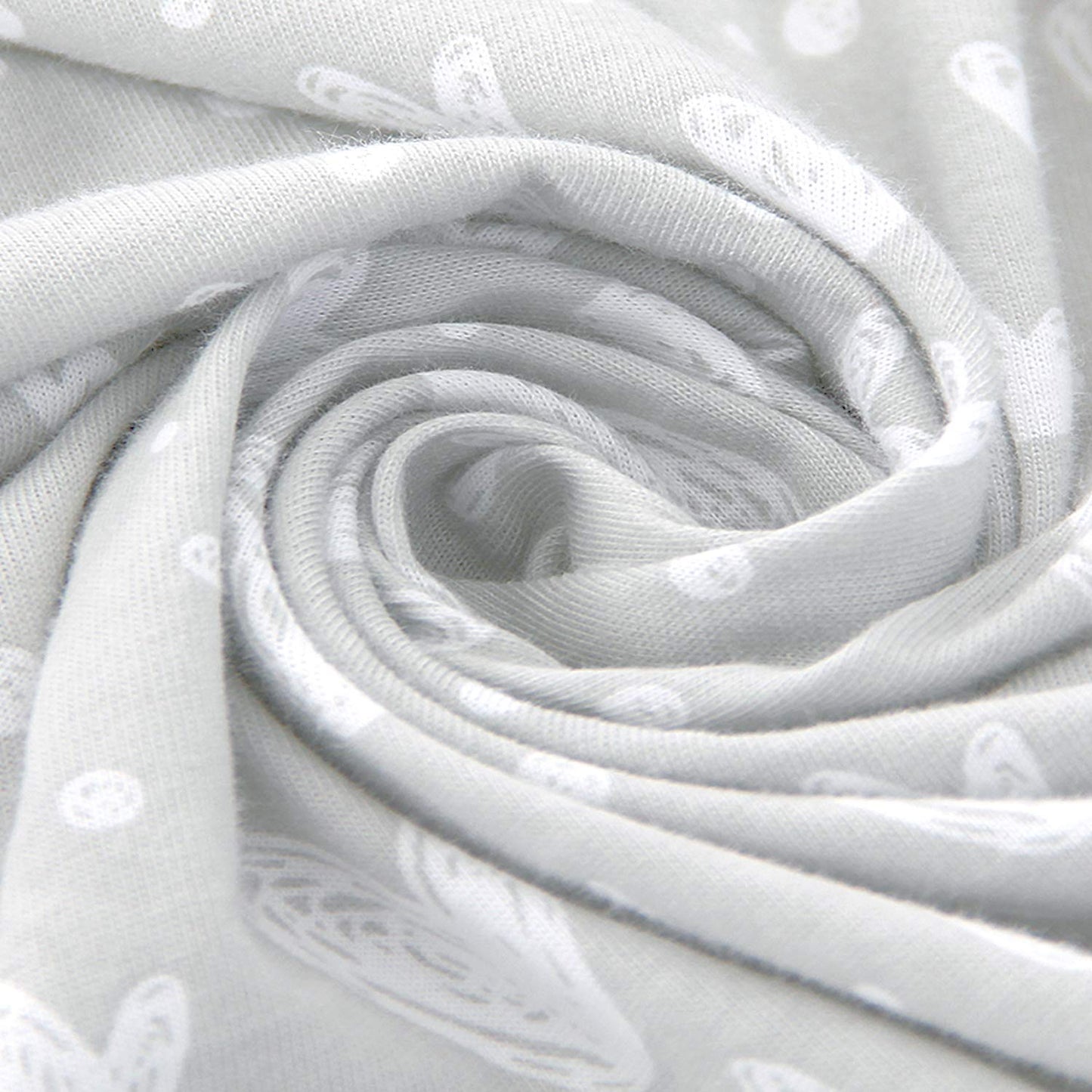 Nursing Pillow Cover 2 Pack Compatible With Boppy Pillow, 100% Jersey Cotton With Large Zipper Super Soft & Breathable & Skin Fr