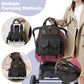 JSTPRO Diaper Bag Backpack - Large Diaper Bag with Portable Changing Pad as Baby Shower Gifts, Lightweight Waterproof Unisex Tra