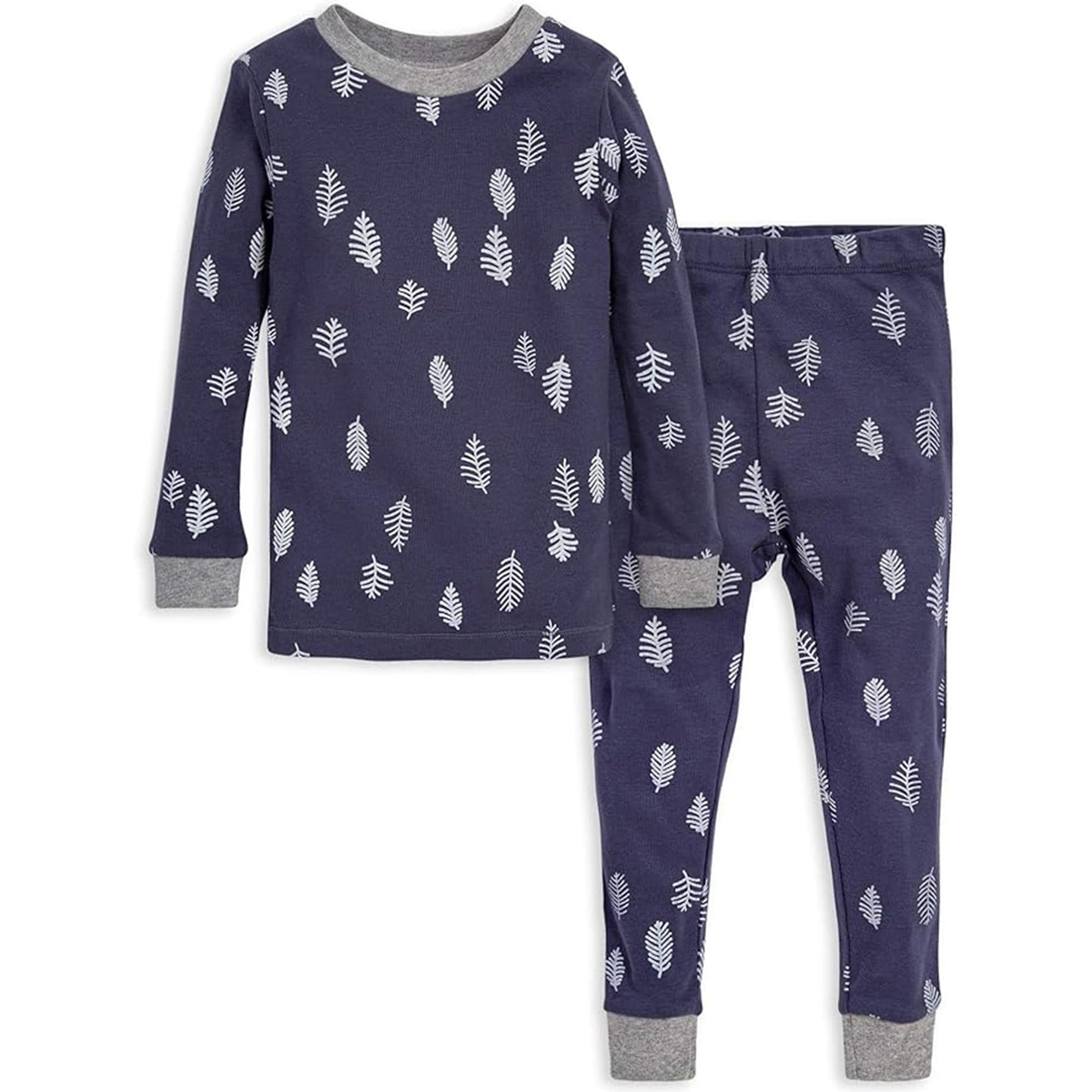 Burt'S Bees Baby Baby Boy'S Pj Set, Tee And Pant 2-Piece Pajamas, 100% Organic Cotton, In The Pines, 12 Months