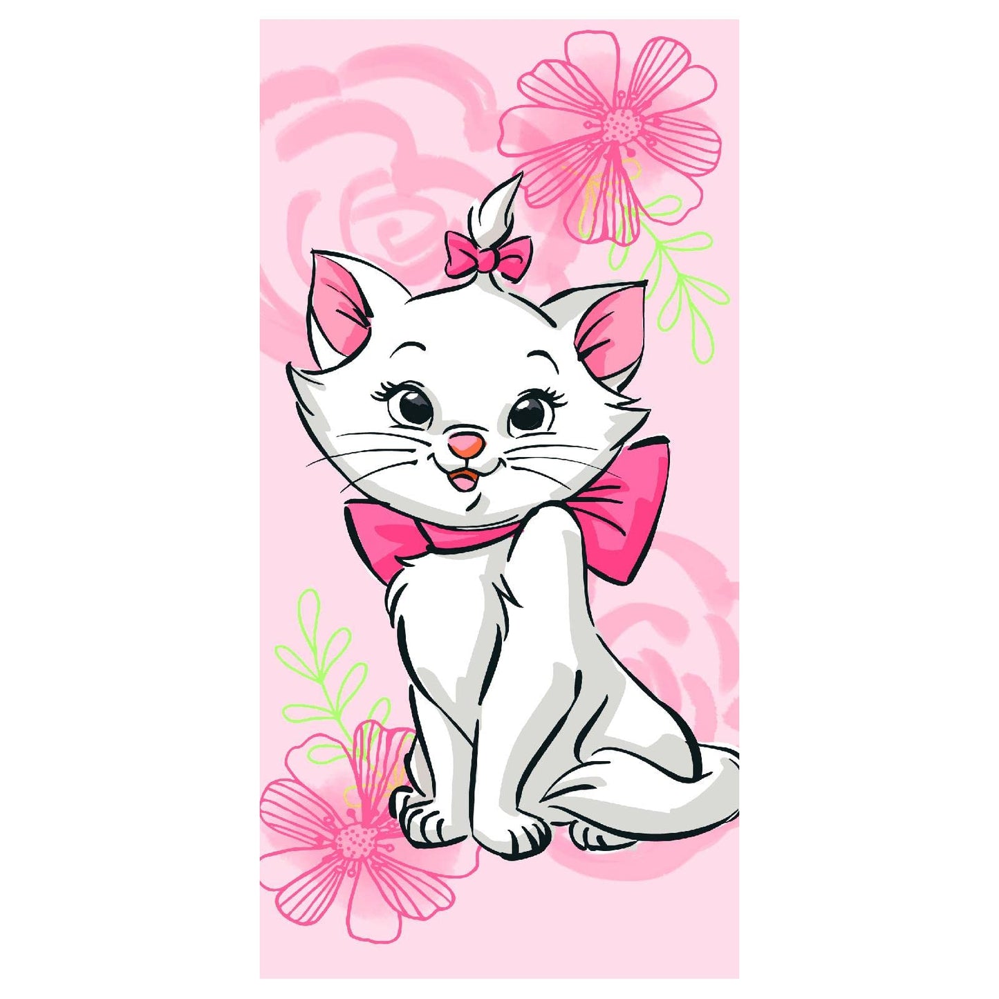 Jerry Fabrics Disney Aristocats Marie Bath Towel 70 x 140 cm
