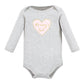 Hudson Baby Unisex Baby Cotton Long-Sleeve Bodysuits, Girl Mommy, Preemie