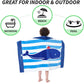 Bavilk Kids Hooded Bath Beach Towel Girls Boys Swim Pool Cover Up Super Absorbent Cute Cartoon Animal Full Vitality (Blue Narwha