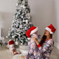 Iffei Christmas Pajamas For Family Matching Set Pj'S Traditional Print Top And Pants Pjs Sleepwear With Pocket 3-6 Months