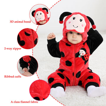 Tonwhar Baby Boy'S Girl'S Animal Bodysuit Infant And Toddler'S Romper Jumpsuit Halloween Costume Partywear(3-4T)