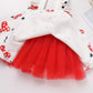 First Birthday Outfit Girl: Dress Up Clothes For Little Girls Newborn Princess T-Shirt Mini Tutu Suspender Bowknot Skirt Headban