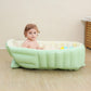 Rlozftel Baby Bathtub, Inflatable Baby Bathtub With Press Type Air Pump(Tool Free), Pvc Materials(Phthlate Free), Safety Non Sli