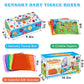 Aiduy Baby Toys 6 to 12 Months - Baby Tissue Box Toys Montessori Toys for Babies 6-12 Months - Soft Crinkle Infant Sensory Toys