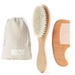 Myzi Baby Hair Brush Set - Baby Brush And Comb Set Newborn, Baby Comb And Brush Set Boy And Girl, Newborn Hair Brush And Newborn